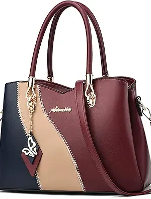 Purses and Handbags for Women Tote PU Leather Ladies Satchel Top Handle Crossbody Shoulder Bag | PU Leather, Ladies, Top Handle, Crossbody